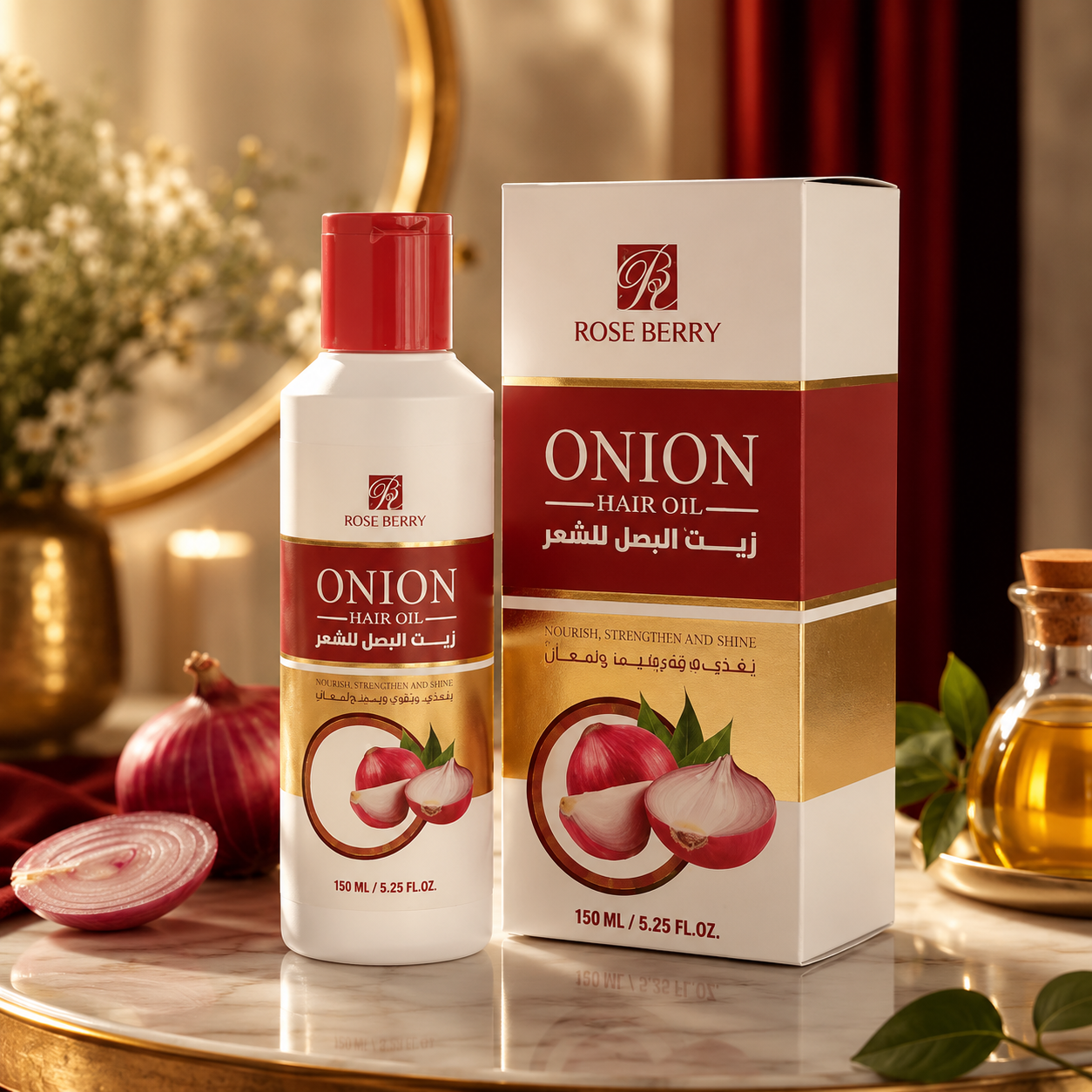 Rose Berry - Onion Hair Oil