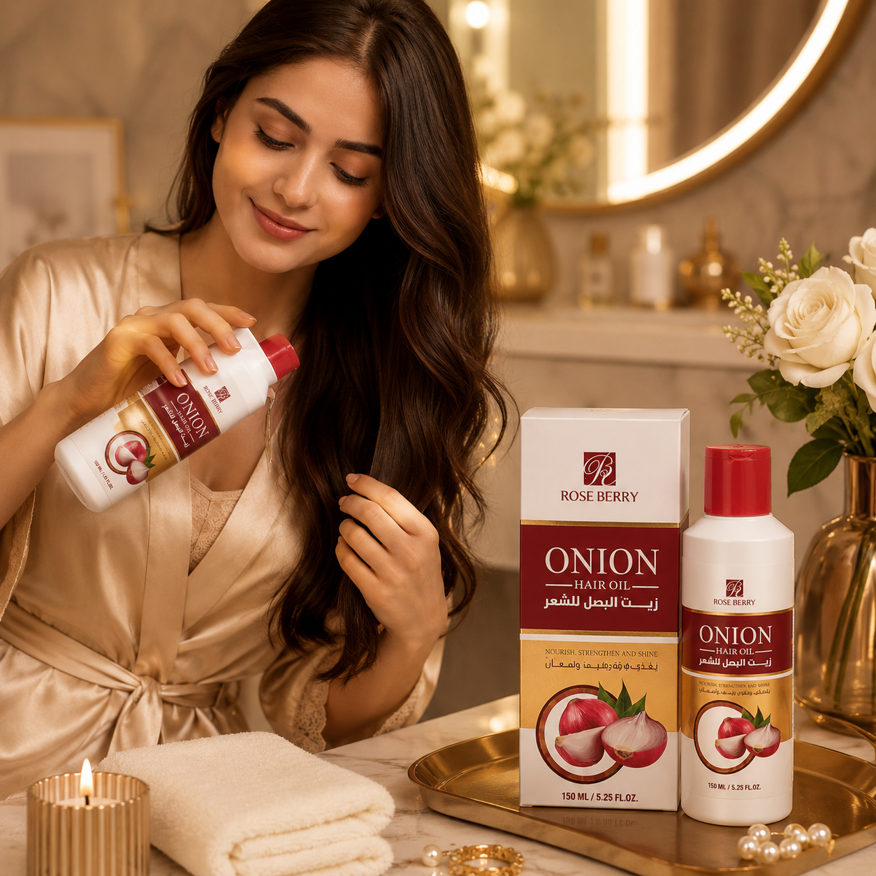 Rose Berry - Onion Hair Oil